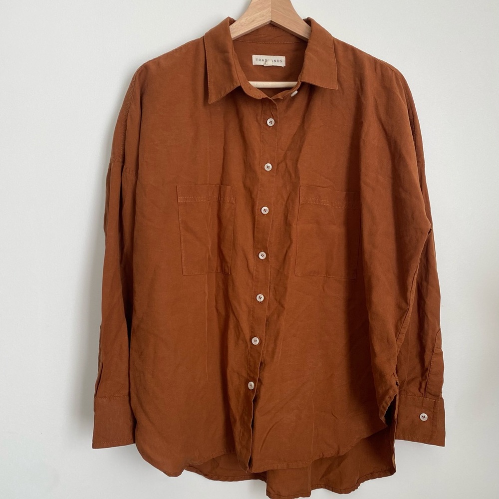 Tradlands linen button shirt